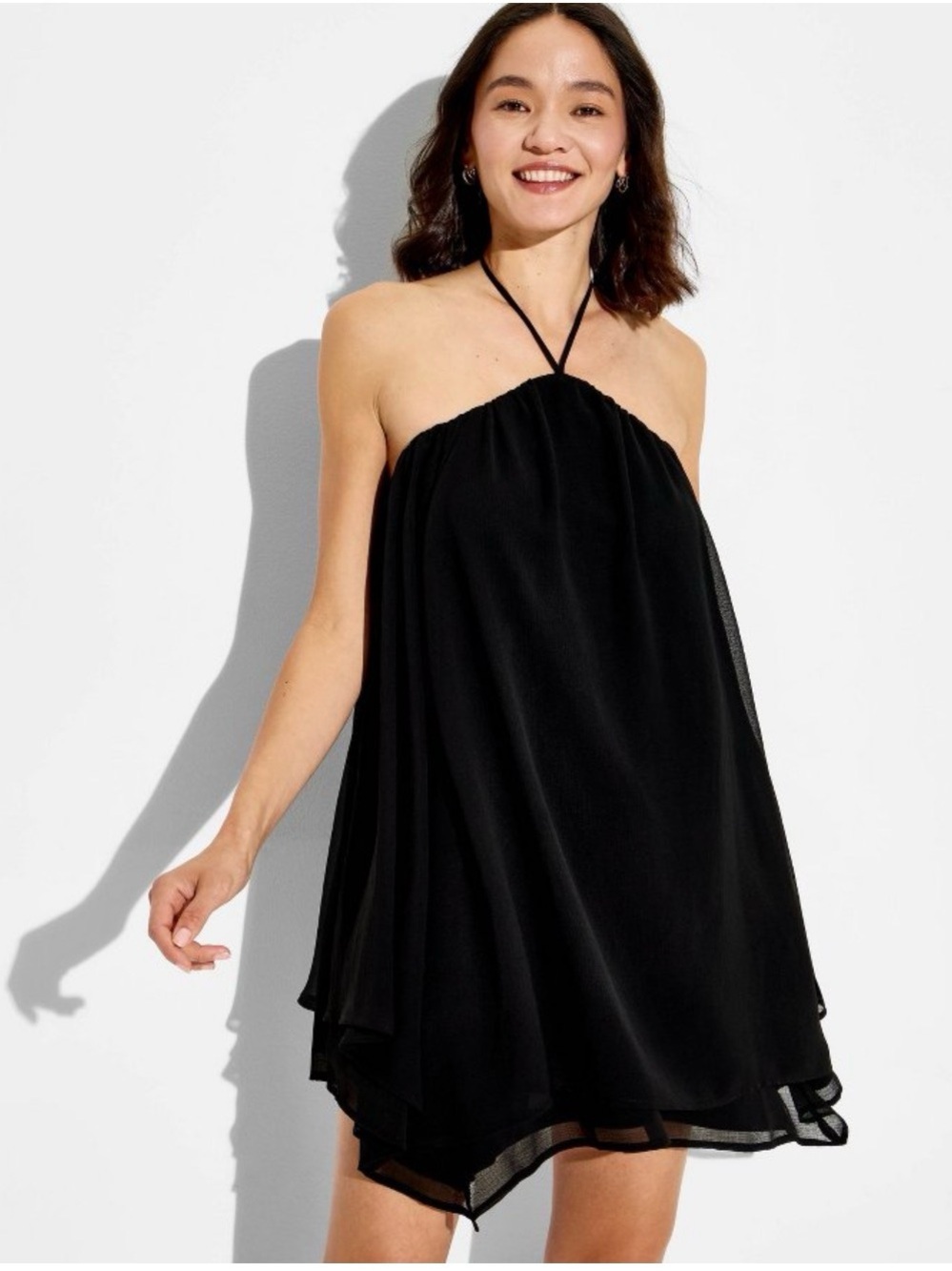 wild fable Black Halter Dress